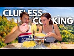 Making Fresh White Truffle Pasta in Italy! 🇮🇹 Clueless Cooking Ep 1 Siena 🍝