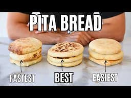 Homemade Pita Bread Recipe - 3 Easy Methods