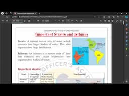 Important Straits & Isthmus | #geography  #mapping  for #upsc | Prelims Focus