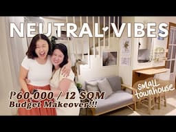 Transforming this Small Townhouse for ₱60,000!!☕️ // Neutral Design Budget Makeover🤎 // by Elle Uy