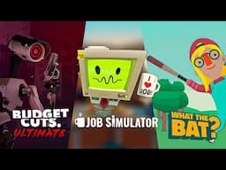 Quirky VR Marathon | Budget Cuts Ultimate | Job Simulator | What The Bat | Full Game | No Commentary