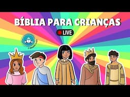 MARATONA DE DESENHOS! HISTÓRIAS DA BÍBLIA PARA CRIANÇAS AO VIVO! [O Grande Livro TV]