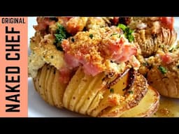 Christmas HASSELBACK POTATOES | Cheese Bacon |  How to make recipe