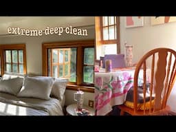 Deep Cleaning my 1800’s Farmhouse+Creating a Satellite Kitchen