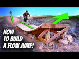 How I Built a CREAMY Wooden Jump for Mountain Biking!