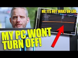 My PC kept turning itself back on... Here's how I fixed it! (no, it wasn't WAKE ON LAN)