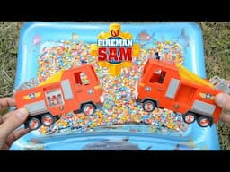 Learn Fireman Sam Names Learn Colors TOYS Fire Engine Fire Station Learn Numbers Vehicles