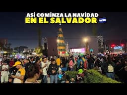 🎄TODO LISTO CON LA ENCENDIDA DEL ÁRBOL NAVIDEÑO DE SALVADOR DEL MUNDO 🇸🇻