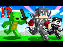 WITHER STORM Armor and ENDER DRAGON Armor Speedrunners vs Hunter in Minecraft - Maizen JJ and Mikey