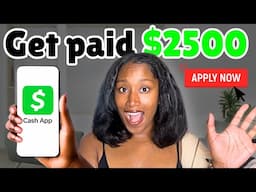 HURRY! Cash App Paying $2500 + $25/Hour Now - Watch Step by Step Sign Up! (Settlement)