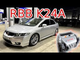 Installing a JDM K24A RBB (K24A2) into a FG2 FA5 Honda Civic SI