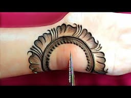 Easy stylish front hand mehndi design | new mehndi design | Simple mehndi design | mehndi | mehandi