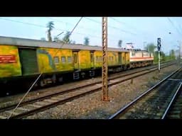 LGD WAP-7 thunders away with Hybrid LHB Bangalore Howrah DURONTO EXPRESS| Most Popular DURONTO of IR