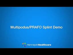 Multipodus PRAFO Foot Splint demo