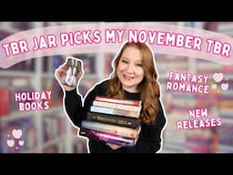 TBR Jar Chooses My November TBR | YOUR Prompts Pick My Reading