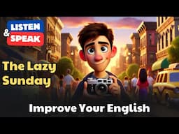 The Lazy Sunday | Learn English Through Story | Shadowing English Speaking Practice