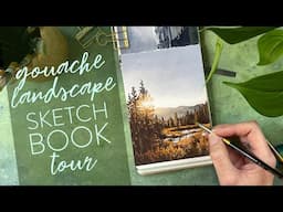 Gouache Landscape Sketchbook Tour & Chat