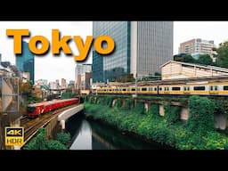 Japan Walking Tour - The Famous Train Viewing Spot | 4K HDR