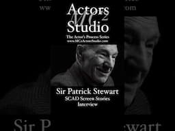 MC² Actors Studio’s The Actor’s Process: #PatrickStewart SCAD Screen Stories Interview #actor #act