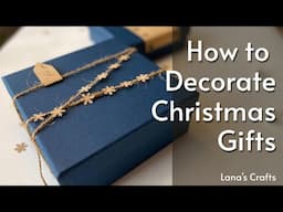 How to Decorate Christmas Boxes | 5 minutes crafts | DIY