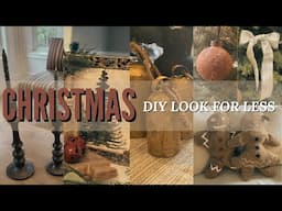 Easy High End DIY Pottery Barn Christmas Dupes | 7 Affordable Holiday Decor Ideas | Look for Less