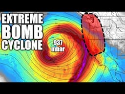 🔴BREAKING: EXTREME Bomb Cyclone Of The Century Developing...