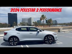 2024 Polestar 2 In-Depth Review and Drive (0-60mph Test Drive in Performance - Electric Vehicle)