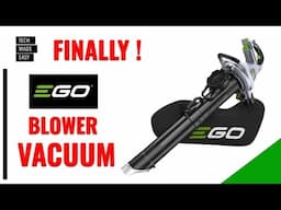 EGO VAC !  EGO Blower Vacuum LV5000e EGO Leaf Vac