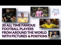 20 World-famous Footballers with pictures & Positions