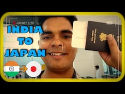 INDIA to JAPAN Travel Vlog | Time lapse ASMR