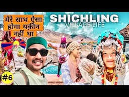 Indian village Shichling near China Border 🇨🇳 | China border village life | Spiti Village life |