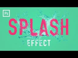 Photoshop Tutorials - Water Splash Effect (Displacement Mapping)