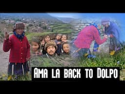 Ama la back to Dolpo | part 7 | Mom and son tour #nepal #mom #son #tour #enjoyment #journey #village