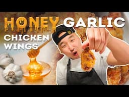 The Most Addictive Honey Garlic Chicken Wings Ever! 😳🍗🍯