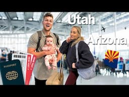 First time traveling with a newborn 😱 What we learned & tips and tricks!!