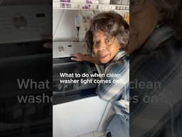 What Should You Do When Clean Washer Light Comes On?