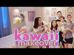 Aesthetic Kawaii Makeover!!!🌸🫶🏻// Surprising my niece with a brand new room!💕// by Elle Uy