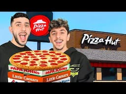 I Tried EVERY Fast Food Pizza In America! (Ft. FaZe Rug)