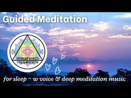 Guided Meditation for Sleep, Female Voice & Meditation Music 432 Hz + Binaural beats deep meditation