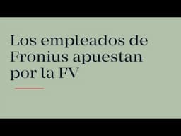 Los empleados de Fronius España apuestan por la FV - Hacer lo correcto de la manera correcta (ES)