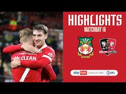 HIGHLIGHTS | Wrexham AFC 3-0 Exeter City