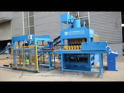 DF10-10S 500tons pressure brick machine for making interlocking bricks