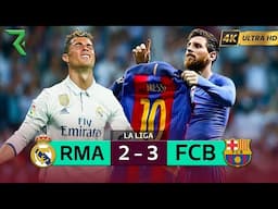 MESSI SILENCED BERNABÉU AND SHOWED CR7 WHO IS THE GOAT IN THE UNFORGETTABLE EL CLÁSSICO