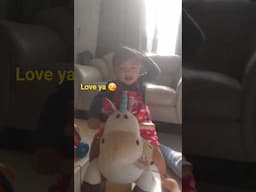 Baby says 'I love you' in Korean way #indiankoreanfamily #국제커플 #cutebaby #nzvlog