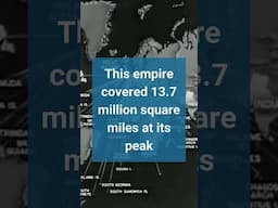 That's 24 percent of the world's land area! Can you guess the empire?