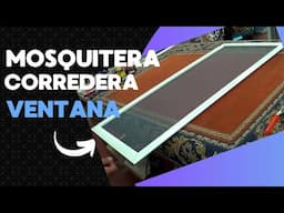 🧷 Crea tu propia MOSQUITERA CORREDERA para ventana en minutos