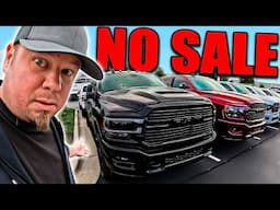 Car Dealers Are Getting What They Deserve! NO SALES EVERYWHERE!