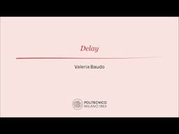 Delay (Valeria Baudo)