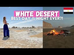 Sleeping under the stars in the White Desert | Egypt Solo Vlog 9