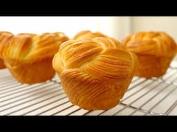 可颂玛芬｜手撕千层面包｜可頌瑪芬 | 丹麦玛芬 Croissant Muffin｜Homemade Cruffin | Danish Muffin